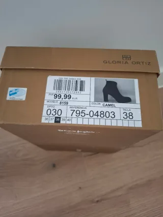 Botines Gloria Ortiz piel marrón