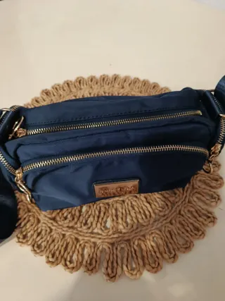 Bolso Bimba y Lola Azul Marino y Dorado
