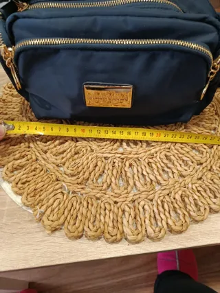 Bolso Bimba y Lola Azul Marino y Dorado