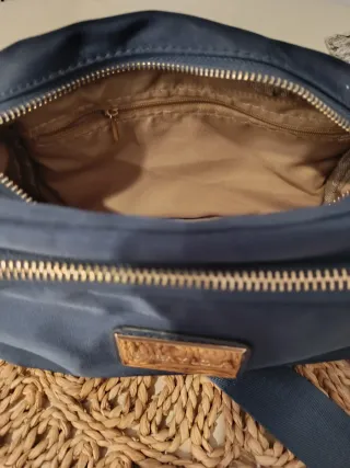 Bolso Bimba y Lola Azul Marino y Dorado