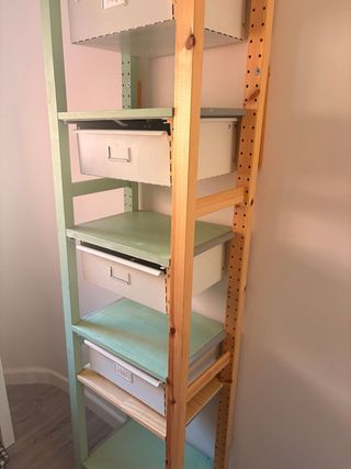 Estantería IVAR IKEA con cajones