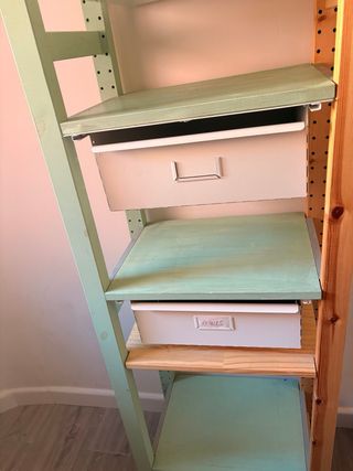 Estantería IVAR IKEA con cajones