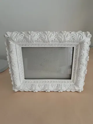 Cornice Bianca Shabby Chic Barocca