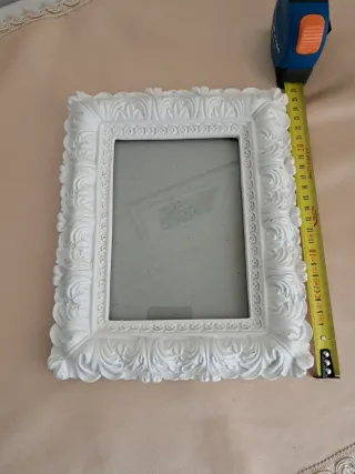 Cornice Bianca Shabby Chic Barocca