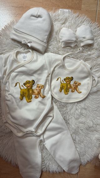 Conjunto bebé El Rey León 5 piezas