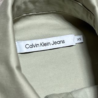 Calvin Klein light green Trench Coat