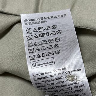 Calvin Klein light green Trench Coat