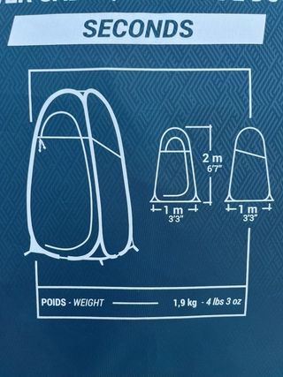 Cabina de ducha Decathlon Quechua Seconds