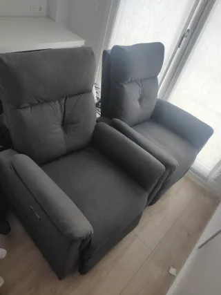 2 sillones eléctricos