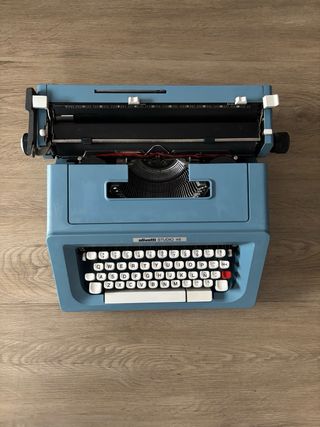 Olivetti Studio 46 Máquina de Escribir Azul