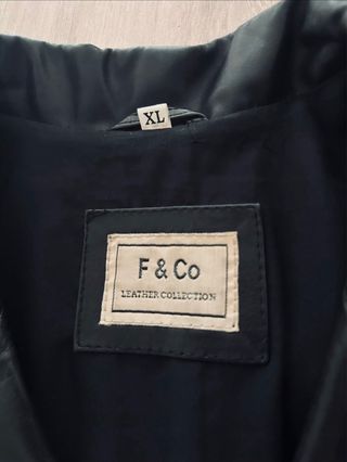 Chaqueta de piel tipo americana - Hombre XL