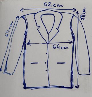 Chaqueta de piel tipo americana - Hombre XL