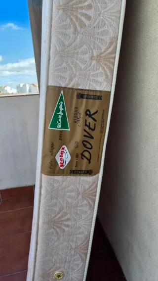 Colchón 90 + Somier + Cabecero Madera