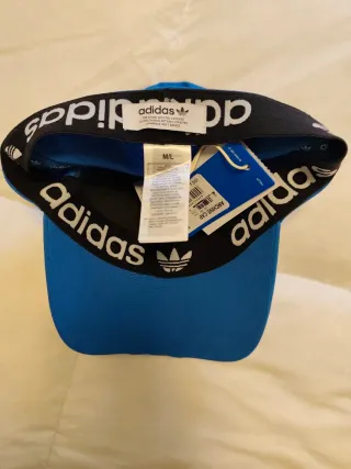 GORRA ADIDAS ADICOLOR CLASSICS AZUL Y BLANCA UNISE