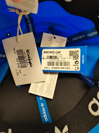 GORRA ADIDAS ADICOLOR CLASSICS AZUL Y BLANCA UNISE