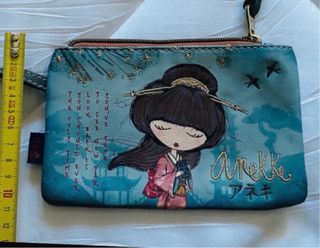 Cartera monedero Anekke floral con mariposa