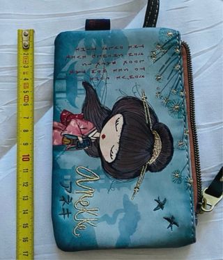 Cartera monedero Anekke floral con mariposa