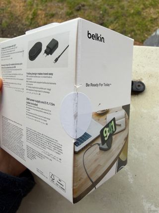 Cargador Belkin BoostCharge 2 en 1 Qi2