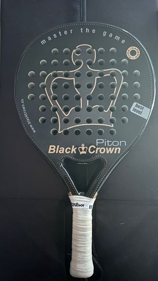 Pala pádel Black Crown Piton carbono