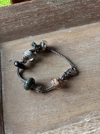 Bracciale Trollbeads Argento e Perle  V