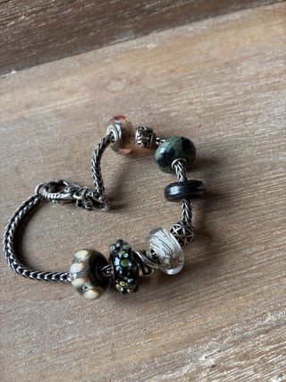 Bracciale Trollbeads Argento e Perle  V
