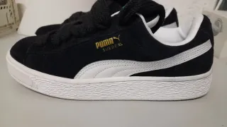 Zapatillas Puma Suede XI Negras y Blancas