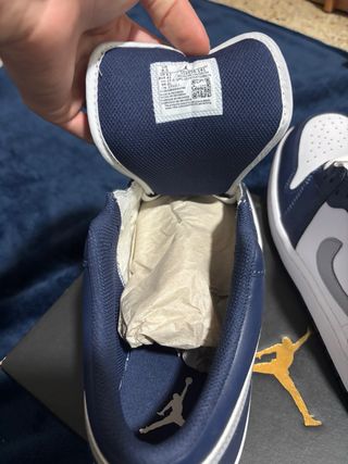 Air Jordan 1 Low Azul Blanco