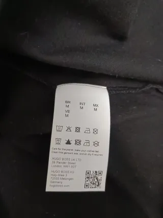 Camiseta Hugo Boss Negra