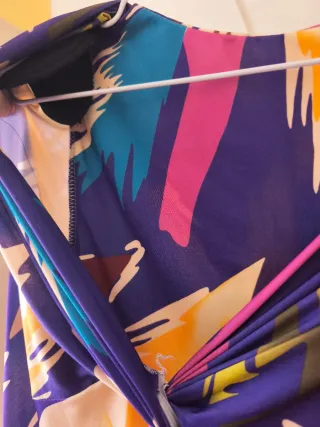 Vestido estampado multicolor