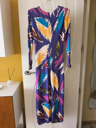 Vestido estampado multicolor