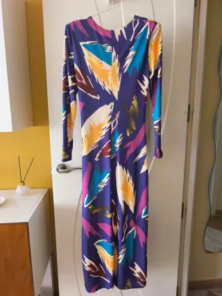 Vestido estampado multicolor