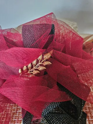 Pamela Beige y burdeos