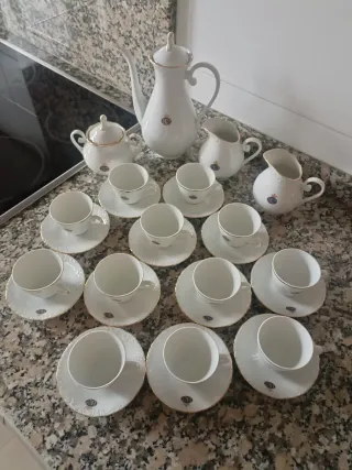 Juego de café porcelana Royal Kent Collection