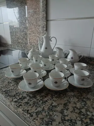 Juego de café porcelana Royal Kent Collection