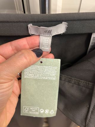 Pantalones de pinzas H&M grises