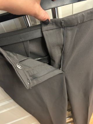 Pantalones de pinzas H&M grises