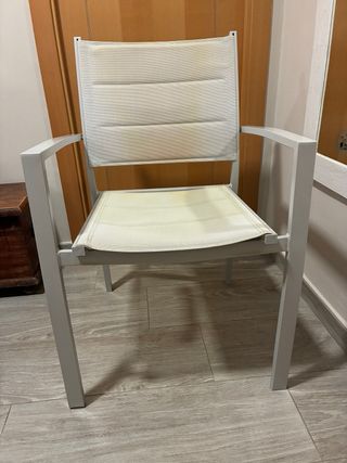 4 Sillas de Terraza Metálicas