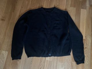 Chaqueta de lana negra mujer