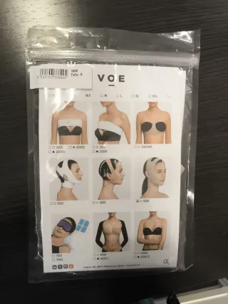 Faja mentón moldeadora talla S beige