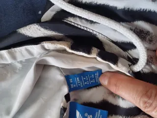 Sudadera Adidas Cebra Blanca y Negra