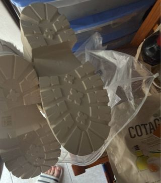 Botas Beige con Forro de Pelo