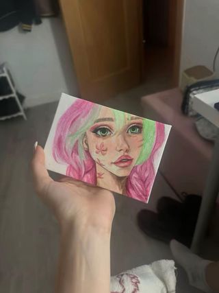 Ilustracion personalizada desde foto en lienzo