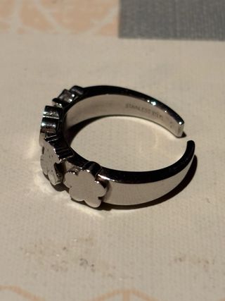 Anillo Tous Acero Osos Ajustable