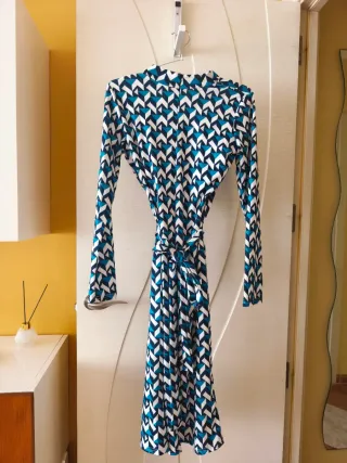 Vestido estampado geométrico