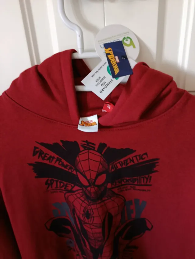 Sudadera Spiderman Talla 14. Sin estrenar