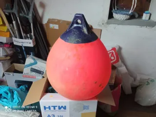 Bombole di ormeggio arancione da 60 cm, grande