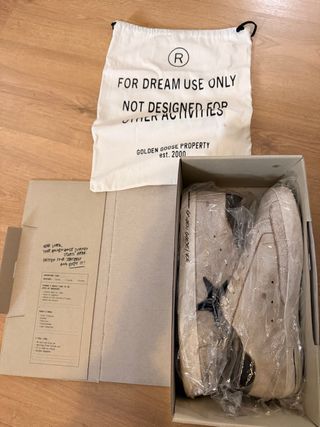 Golden Goose 43 Beige Multicolor