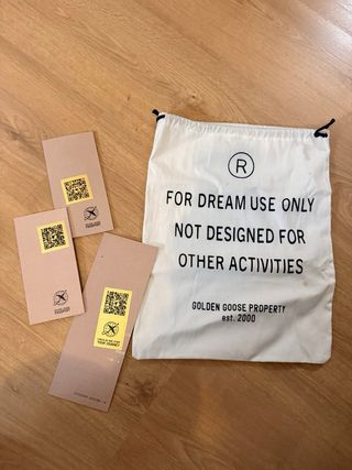 Golden Goose 43 Beige Multicolor