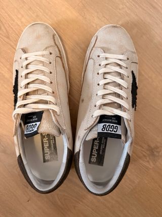 Golden Goose 43 Beige Multicolor