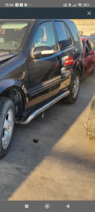 Estriberas Mercedes ML w163